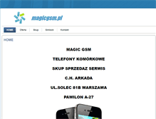 Tablet Screenshot of magicgsm.pl